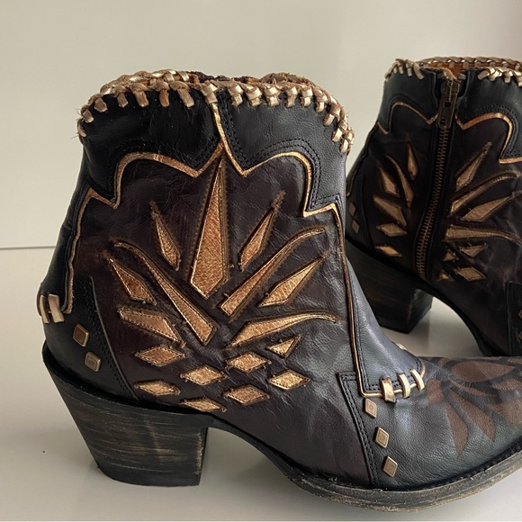 Sold New Old Gringo Mexcal Western Bootie Size 9 - Picture 5 of 11